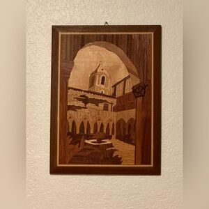 Sorrento inlaid wood picture